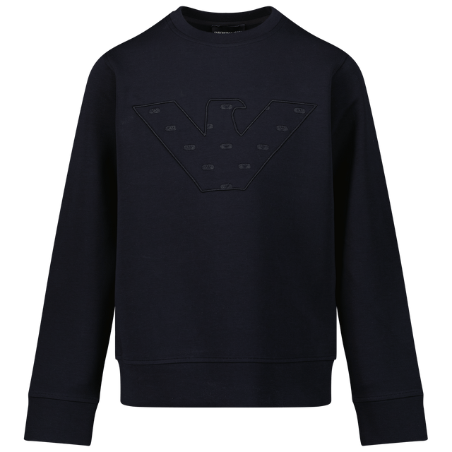 Armani Kids Boys Sweater Navy Armani Kids Boys Sweater Navy