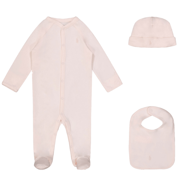 Ralph Lauren Baby Unisex Bodysuit Light Pink Ralph Lauren Baby Unisex Bodysuit Light Pink