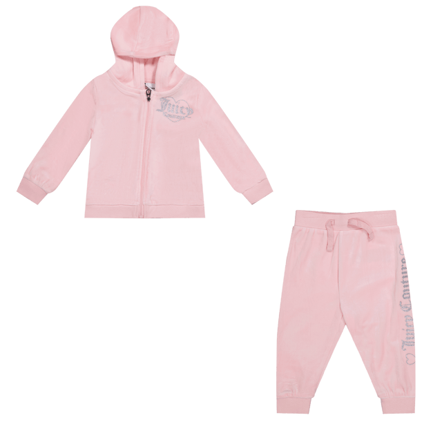 Juicy Couture Baby Girls Jogsuit Pink Juicy Couture Baby Girls Jogsuit Pink