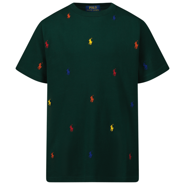 Ralph Lauren Kids Boys T-Shirt Dark Green Ralph Lauren Kids Boys T-Shirt Dark Green