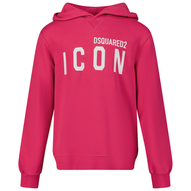 Dsquared2 Kids Unisex Sweater Fuchsia Dsquared2 Kids Unisex Sweater Fuchsia