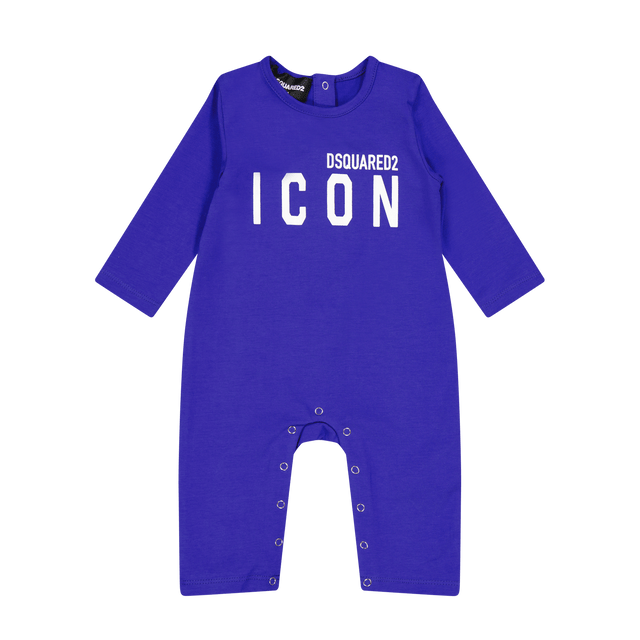 Dsquared2 Baby Unisex Bodysuit Cobalt Blue Dsquared2 Baby Unisex Bodysuit Cobalt Blue