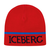 Image 44000536559898 Iceberg Baby Jongens Muts Rood