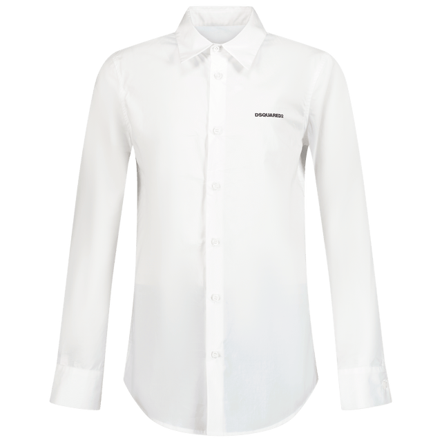 Dsquared2 Kids Boys Blouse White Dsquared2 Kids Boys Blouse White