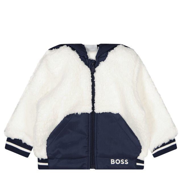 Boss Baby Boys Coat White Boss Baby Boys Coat White