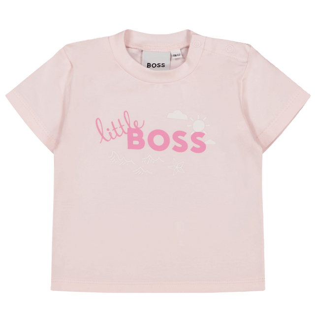 Boss Baby Girls T-Shirt Light Pink Boss Baby Girls T-Shirt Light Pink