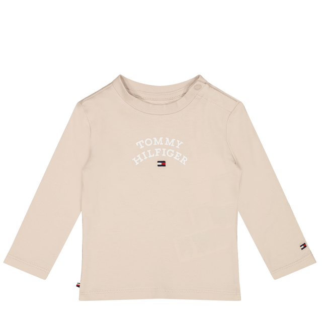 Tommy Hilfiger Baby Unisex T-Shirt Beige Tommy Hilfiger Baby Unisex T-Shirt Beige