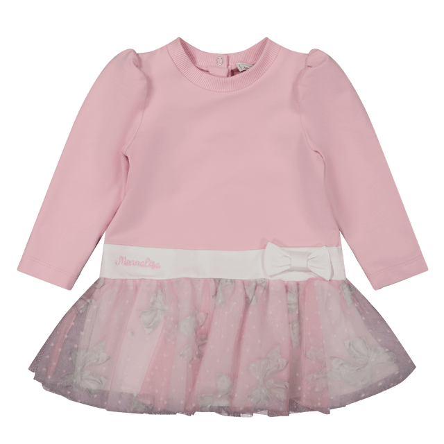 MonnaLisa Baby Girls Dress Light Pink MonnaLisa Baby Girls Dress Light Pink