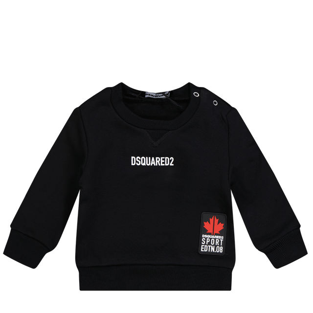 Dsquared2 Baby Unisex Sweater Black Dsquared2 Baby Unisex Sweater Black