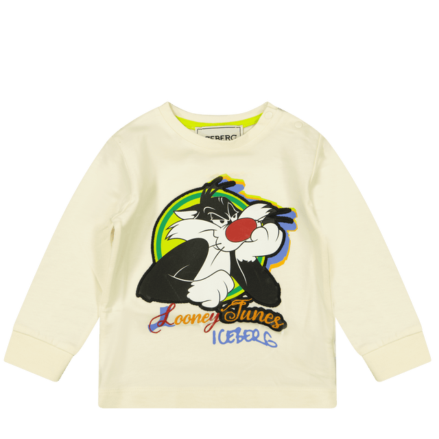 Iceberg Baby Boys T-Shirt Off White Iceberg Baby Boys T-Shirt Off White