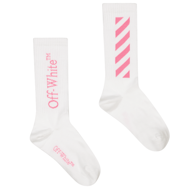 Off-White Kids Girls Socks White Off-White Kids Girls Socks White