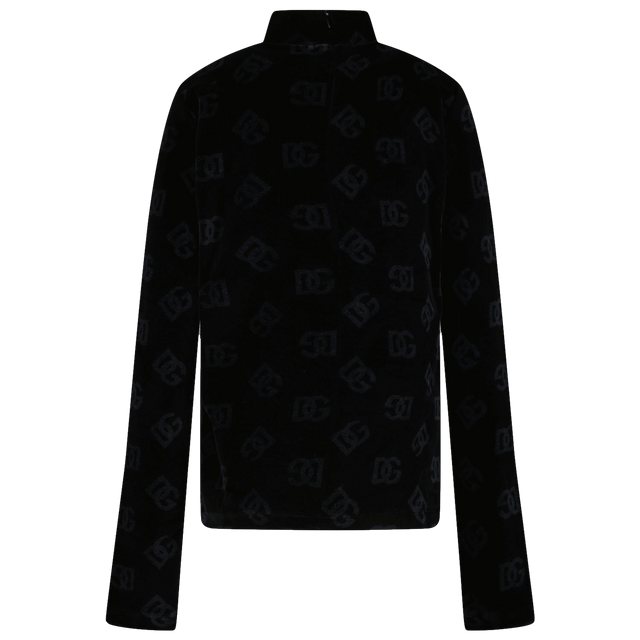 Dolce & Gabbana Kids Girls Sweater Black Dolce & Gabbana Kids Girls Sweater Black