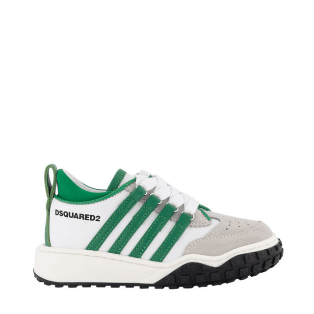 Dsquared2 Kids Unisex Sneakers Green Dsquared2 Kids Unisex Sneakers Green