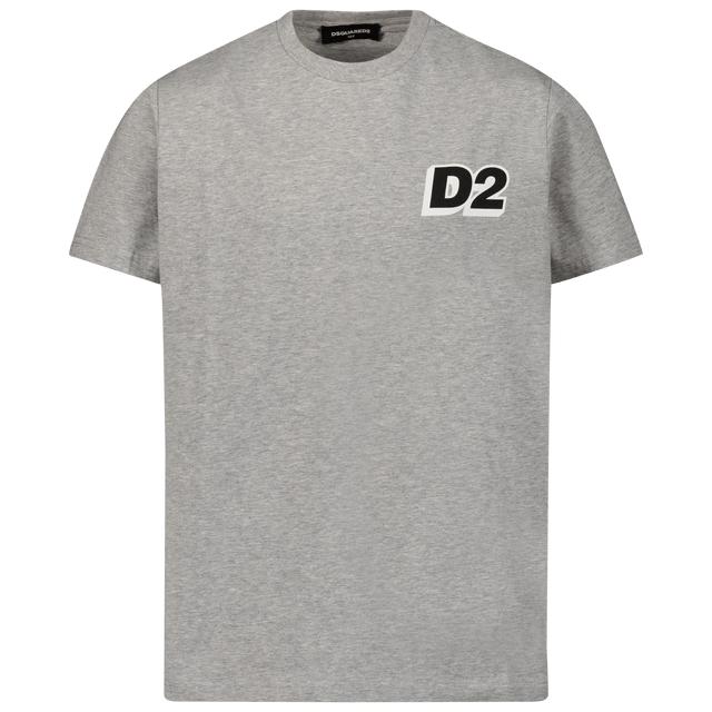 Dsquared2 Kids Unisex T-Shirt Grey Dsquared2 Kids Unisex T-Shirt Grey