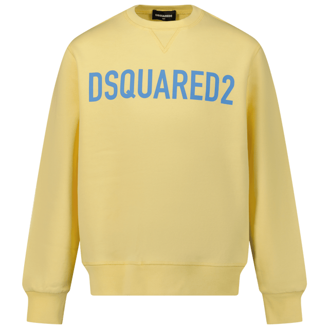 Dsquared2 Kids Unisex Sweater Yellow Dsquared2 Kids Unisex Sweater Yellow