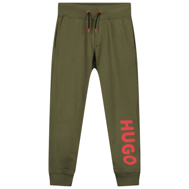 HUGO Kids Boys Pants Army HUGO Kids Boys Pants Army