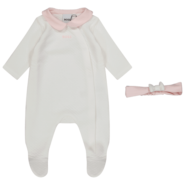 Boss Baby Girls Bodysuit White Boss Baby Girls Bodysuit White