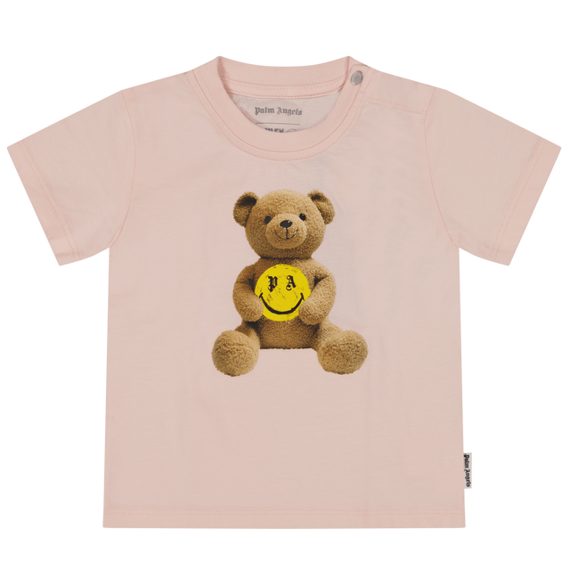 Palm Angels Baby Girls T-Shirt Light Pink Palm Angels Baby Girls T-Shirt Light Pink