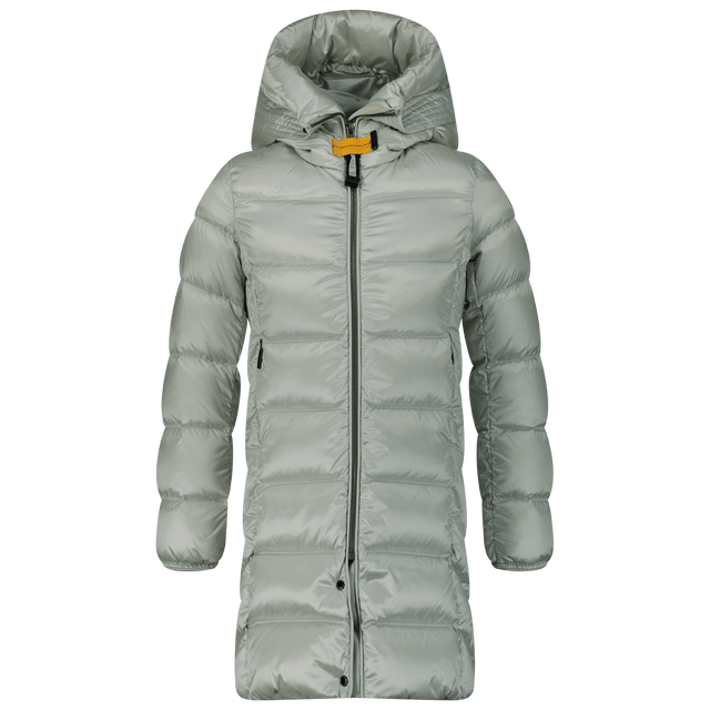 Parajumpers Kids Girls Coat Silver Parajumpers Kids Girls Coat Silver