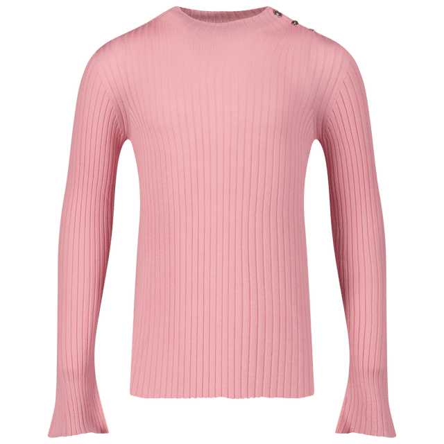 Versace Kids Girls Sweater Pink Versace Kids Girls Sweater Pink
