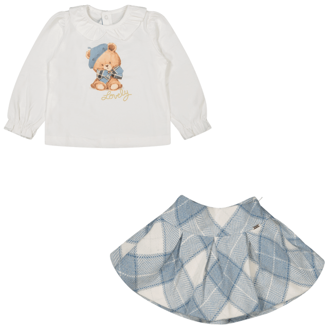 Mayoral Baby Girls Set Blue Mayoral Baby Girls Set Blue