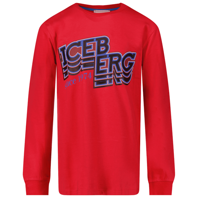 Iceberg Kids Boys T-Shirt Red Iceberg Kids Boys T-Shirt Red