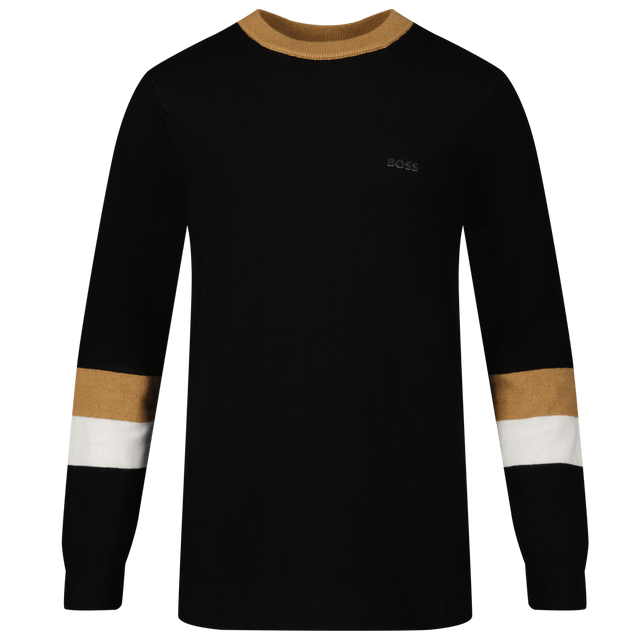 Boss Kids Boys Sweater Black Boss Kids Boys Sweater Black