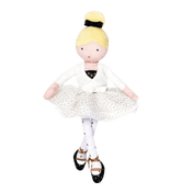 Image 44019356762394 Doudou Et Compagnie Baby Ballerina Anais Zilver