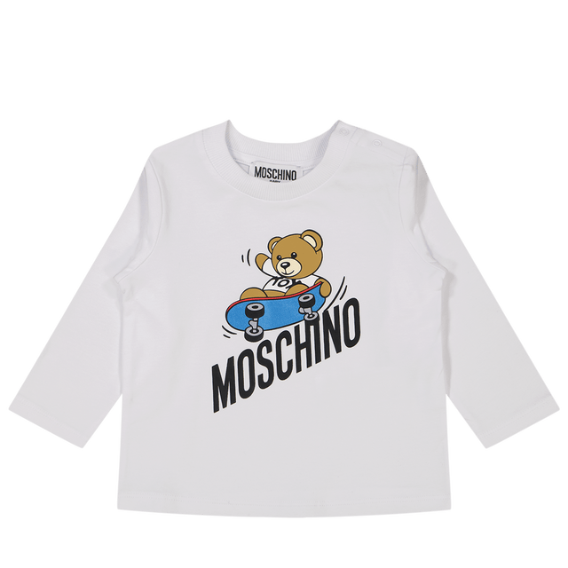 Moschino Baby Boys T-Shirt White Moschino Baby Boys T-Shirt White