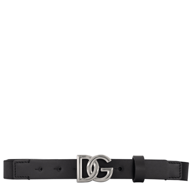Dolce & Gabbana Kids Girls Belt Black Dolce & Gabbana Kids Girls Belt Black