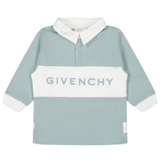 Givenchy Baby Boys Polo Light Green Givenchy Baby Boys Polo Light Green