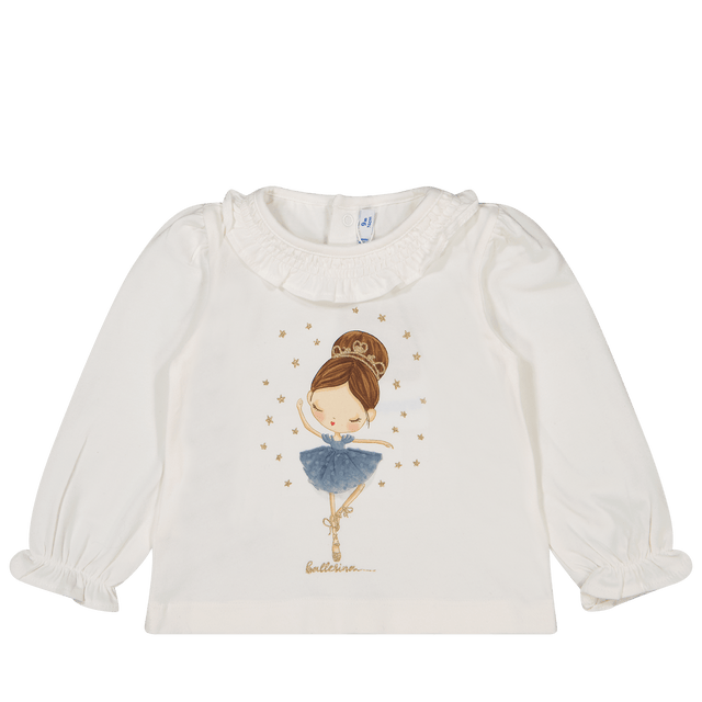 Mayoral Baby Girls T-Shirt Off White Mayoral Baby Girls T-Shirt Off White