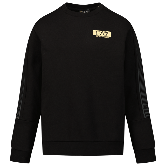 EA7 Kids Boys Sweater Black EA7 Kids Boys Sweater Black