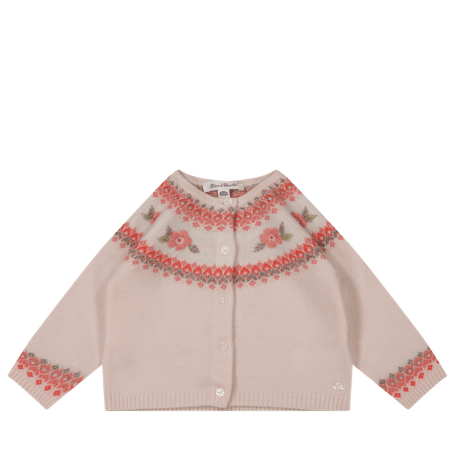 Tartine et Chocolat Baby Girls Vest Light Pink Tartine et Chocolat Baby Girls Vest Light Pink