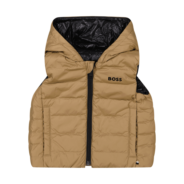 Boss Baby Boys Bodywarmer Khaki Boss Baby Boys Bodywarmer Khaki