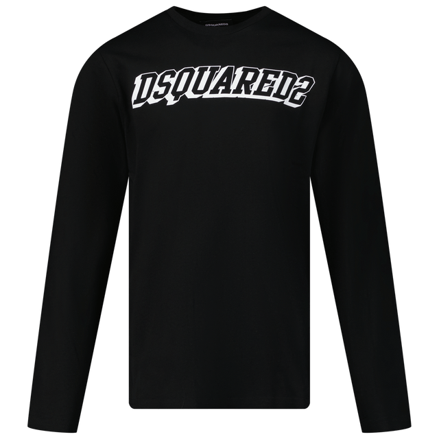 Dsquared2 Kids Boys T-Shirt Black Dsquared2 Kids Boys T-Shirt Black