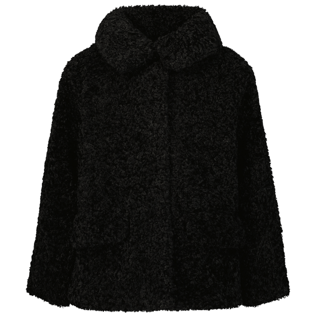 MonnaLisa Kids Girls Coat Black MonnaLisa Kids Girls Coat Black