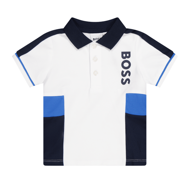 Boss Baby Boys Polo White Boss Baby Boys Polo White