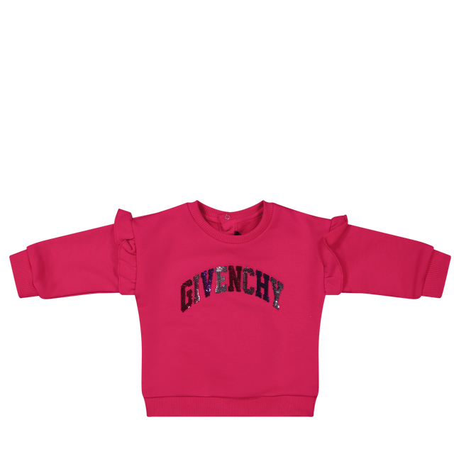 Givenchy Baby Girls Sweater Fuchsia Givenchy Baby Girls Sweater Fuchsia