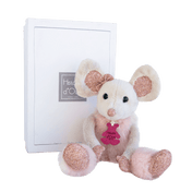 Image 44019490717978 Doudou Et Compagnie Baby Souris Etoile 25Cm Roze