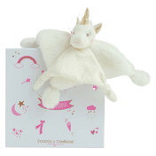 Image 44019456704794 Doudou Et Compagnie Baby Lucie Eenhoorn Wit