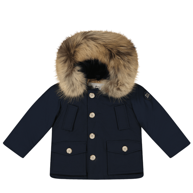Woolrich Baby Unisex Coat Navy Woolrich Baby Unisex Coat Navy