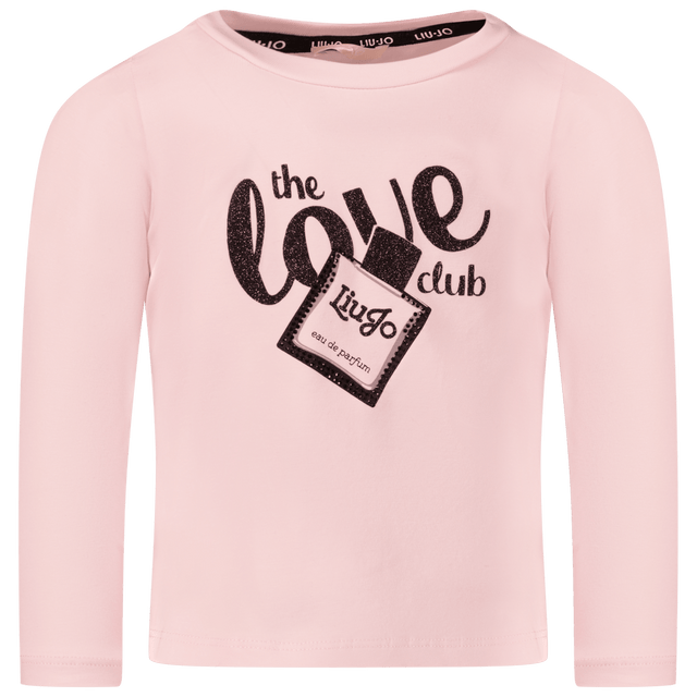 Liu Jo Kids Girls T-Shirt Light Pink Liu Jo Kids Girls T-Shirt Light Pink