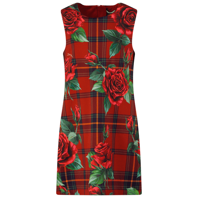Dolce & Gabbana Kids Girls Dress Red Dolce & Gabbana Kids Girls Dress Red