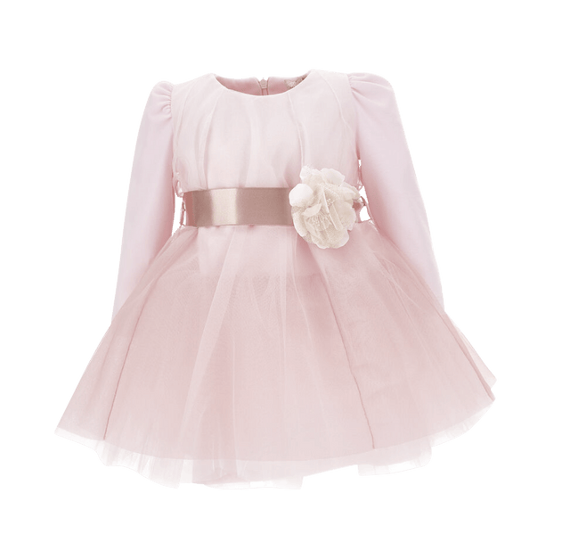 MonnaLisa Baby Girls Dress Light Pink MonnaLisa Baby Girls Dress Light Pink