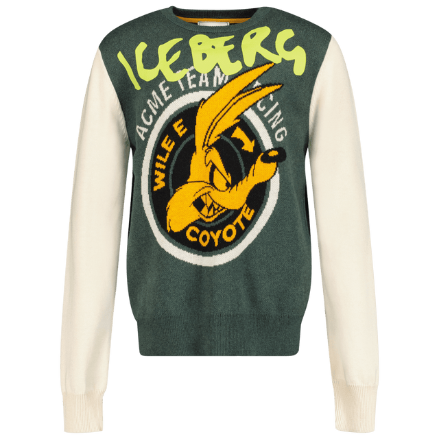 Iceberg Kids Boys Sweater Army Iceberg Kids Boys Sweater Army