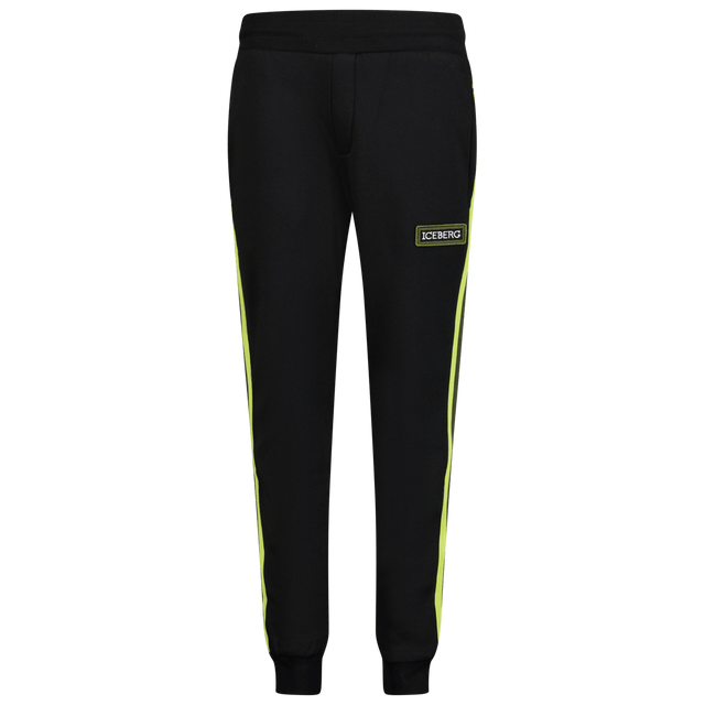 Iceberg Kids Boys Pants Black Iceberg Kids Boys Pants Black
