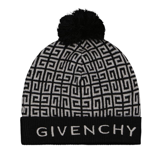 Givenchy Baby Boys Bonnet Grey Givenchy Baby Boys Bonnet Grey