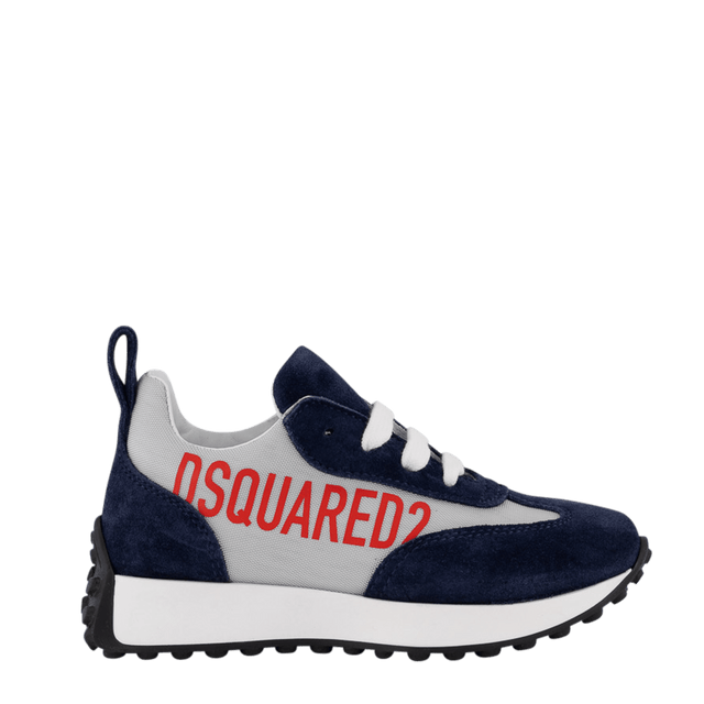 Dsquared2 Kids Unisex Sneakers Navy Dsquared2 Kids Unisex Sneakers Navy