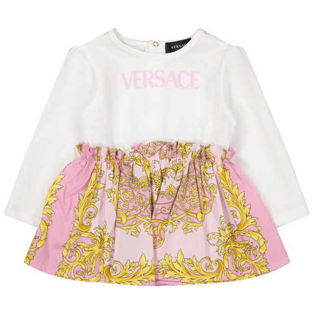 Versace Baby Girls Dress Pink Versace Baby Girls Dress Pink